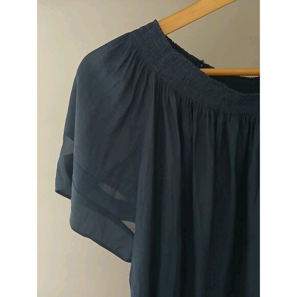 Ramy Brook Smocked Off-the-Shoulder Blouse - Picture 2 of 10